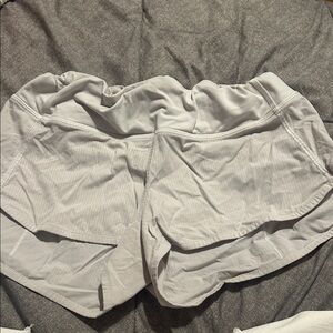 Women's white Lulu lemon shorts size 4